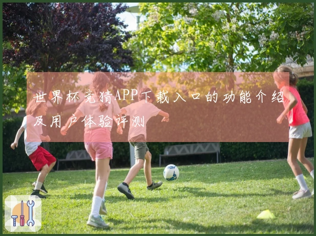 世界杯竞猜APP下载入口的功能介绍及用户体验评测