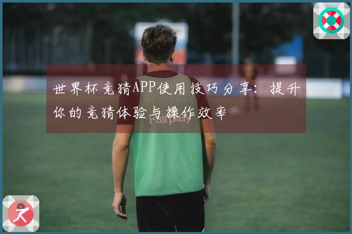 世界杯竞猜APP使用技巧分享：提升你的竞猜体验与操作效率